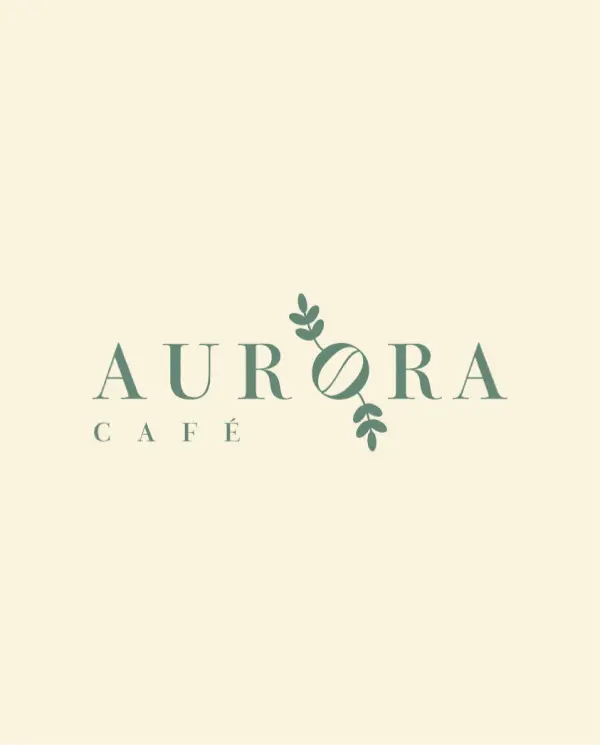 Coffee shop logo design, with a creative and modern style that reflects the identity of the establishment, using visual elements that evoke warmth and freshness.